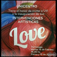 LOVE - INTERVENCIONES ARTSTICAS - Martes 16 de Febrero de 2016